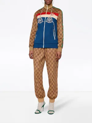 gucci gg technical jersey jogging pant