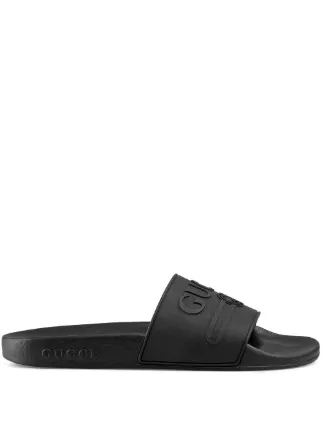 Gucci Rubber Slide Sandals