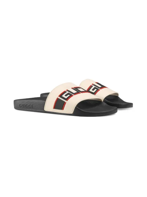 gucci flip flops farfetch