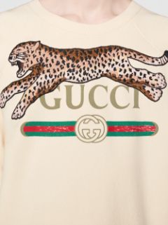 gucci leopard sweatshirt