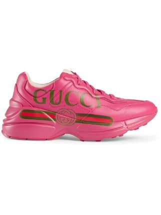 hot pink gucci sneakers