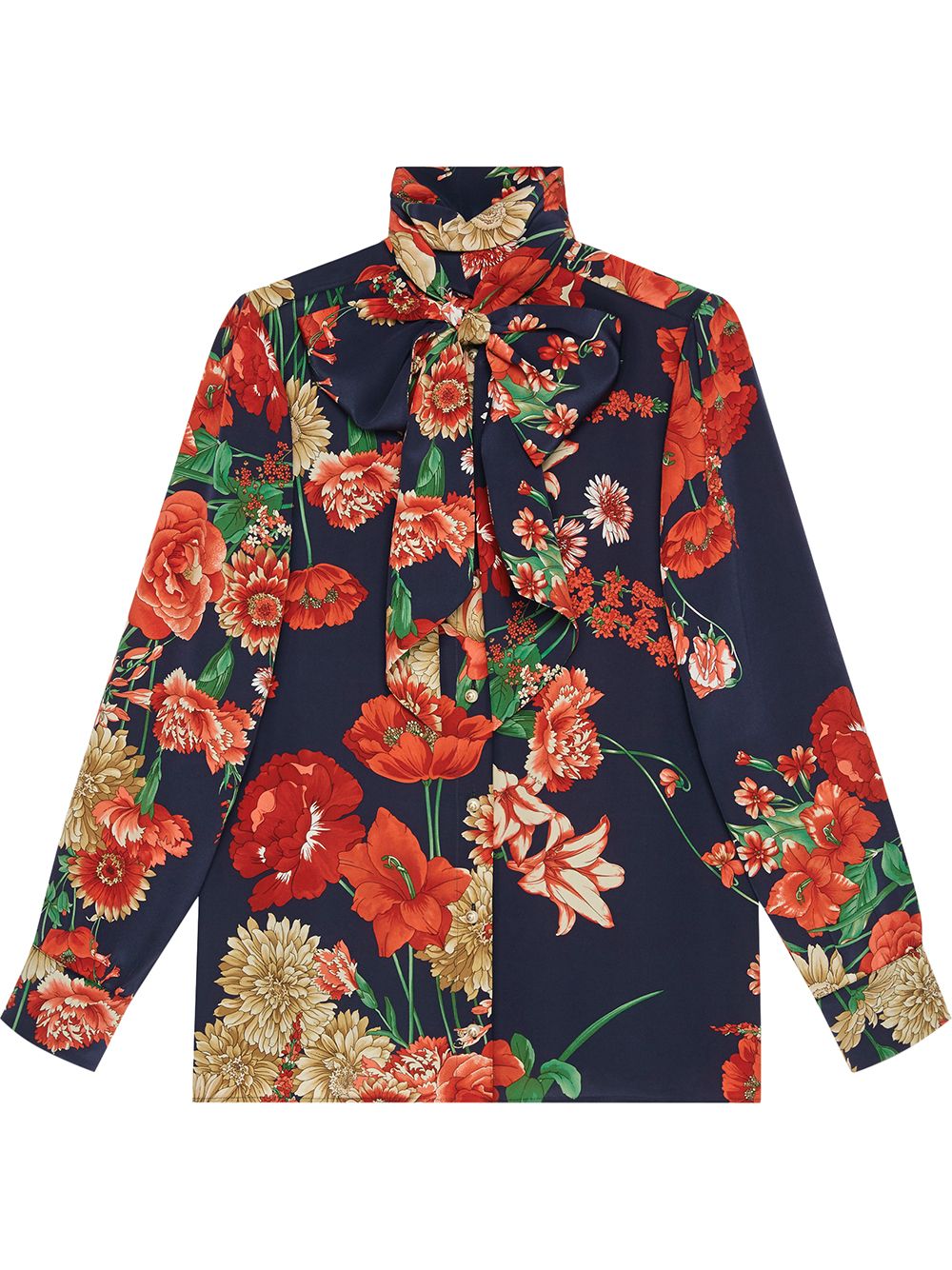 фото Gucci рубашка 'spring' с принтом