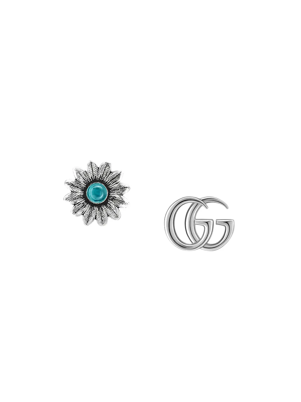 gucci double g stud earrings