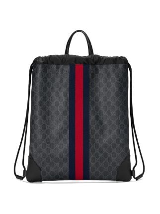 soft gg supreme backpack black