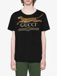 gucci t shirt leopard