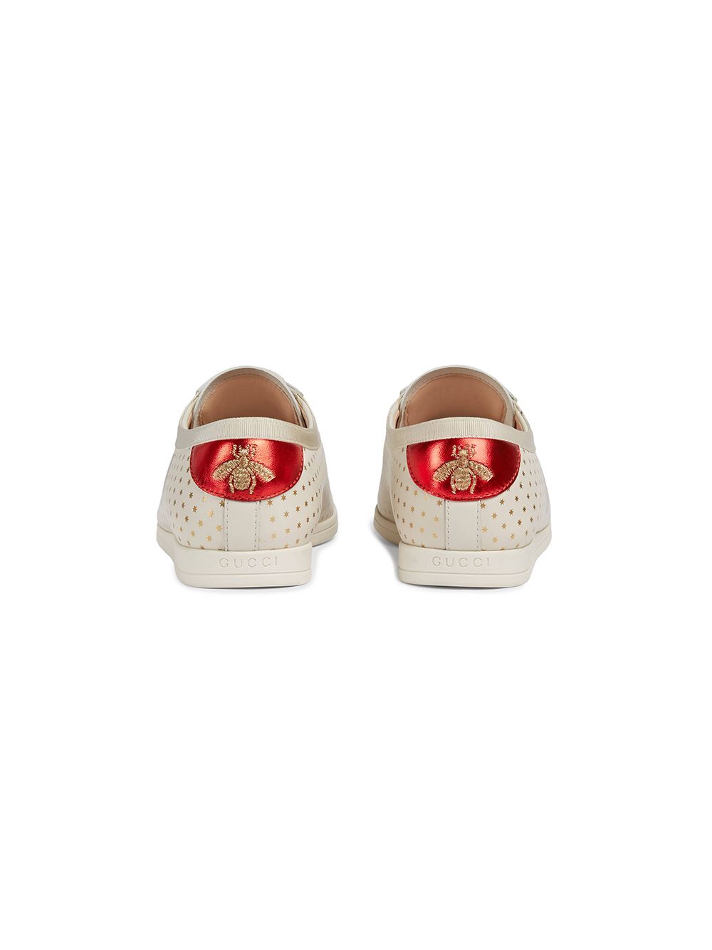 Gucci Snake Ace Embroidered Leather Sneakers - Farfetch