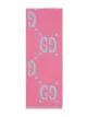 Gucci GG jacquard wool silk scarf