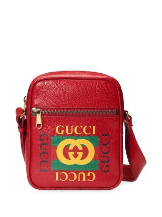 Shop red Gucci Gucci Print messenger bag with Express Delivery - Farfetch