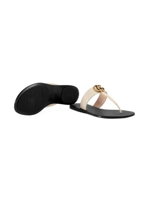 gucci marmont thong sandals review