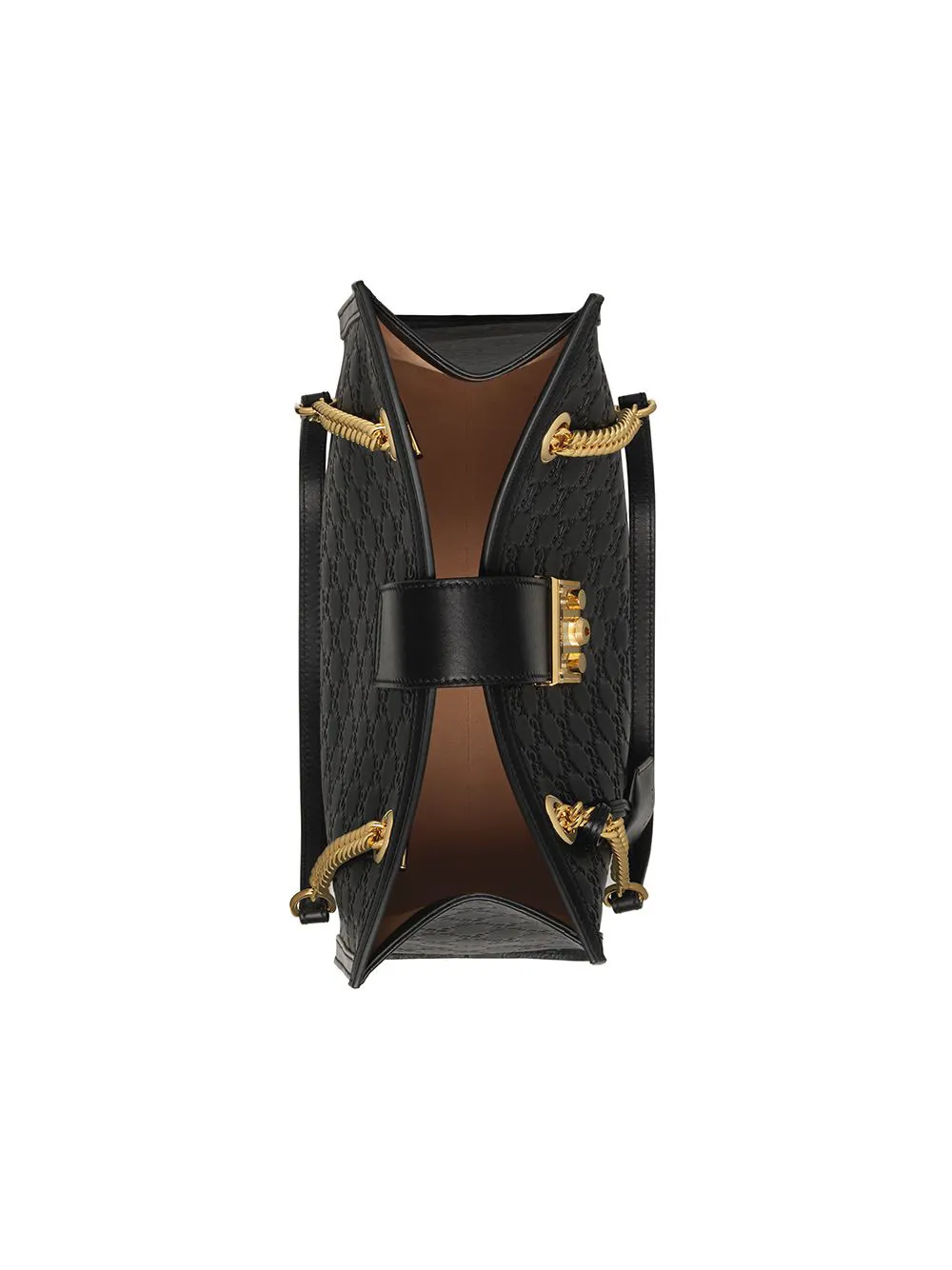 medium padlock signature leather shoulder bag