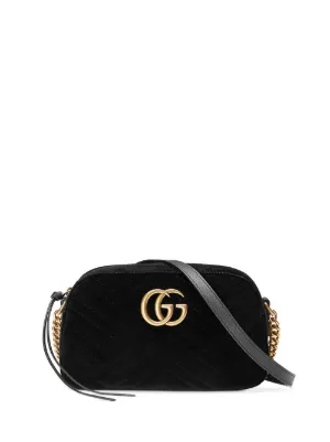 gucci marmont small velvet bag