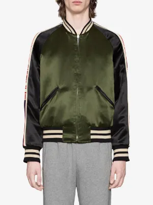 gucci green bomber jacket