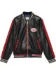 Image 1 sur Gucci Leather bomber with Gucci pool patch