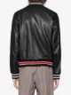 Gucci Leather bomber with Gucci pool patch
