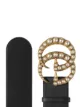 Gucci pearl Double G wide belt