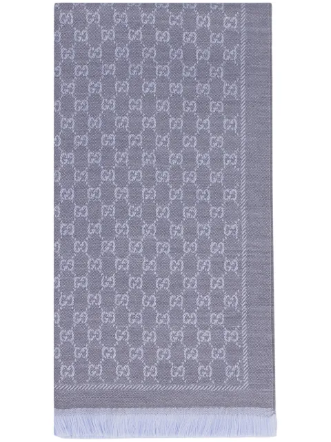 Gucci Wool GG jacquard scarf