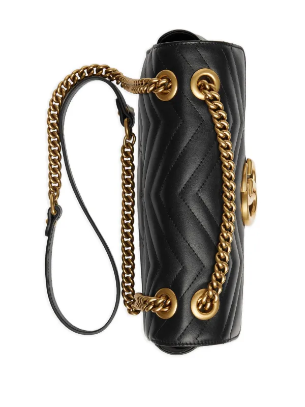 GG Marmont small matelassé-leather shoulder bag | Gucci