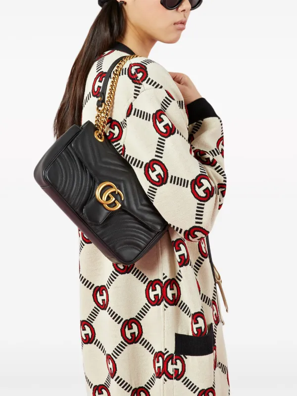 Bolsa Gucci pequena de couro matelassê - Cintos Julio Almeida