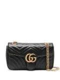 Gucci small GG Marmont shoulder bag - Black