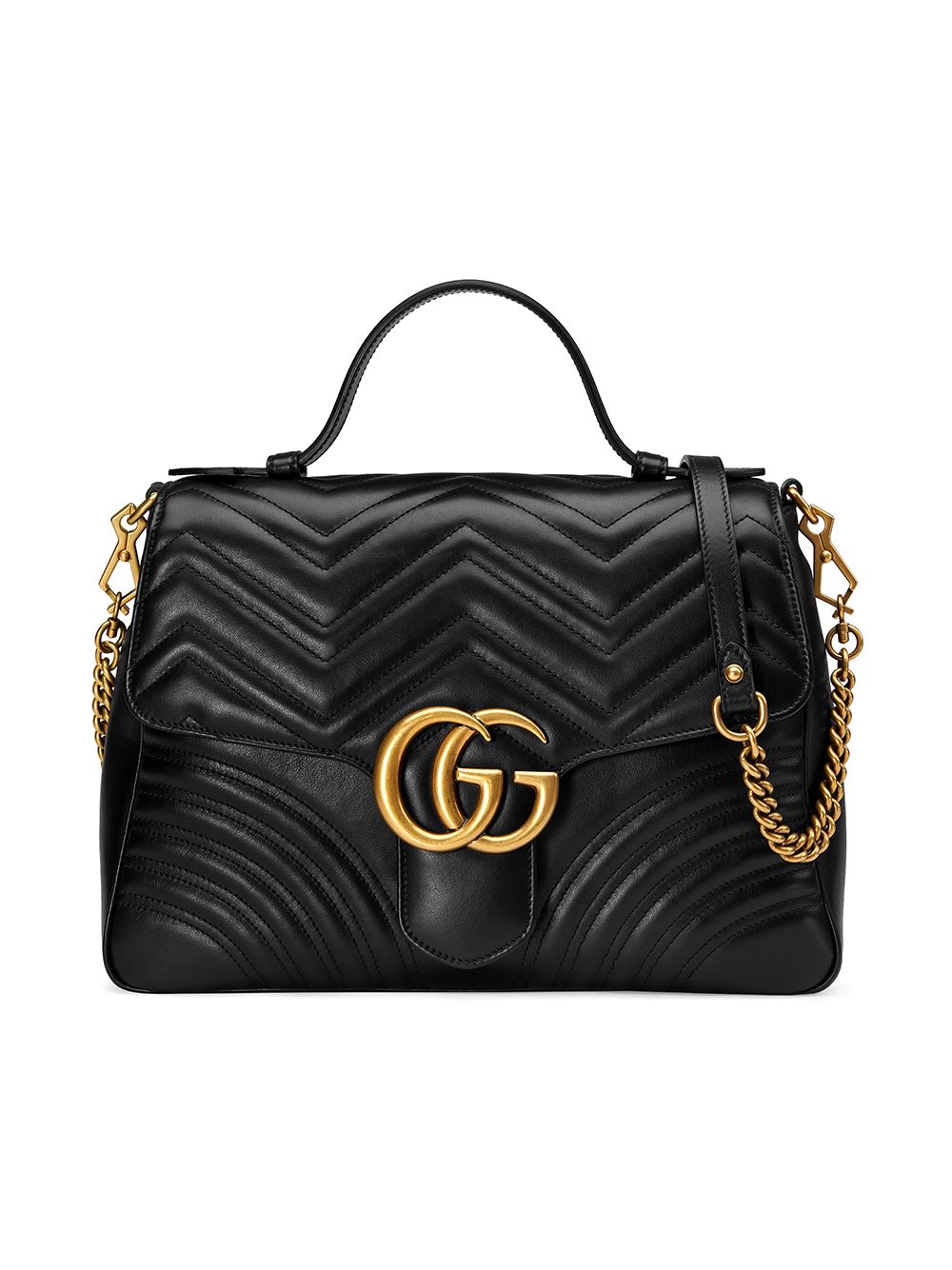 фото Gucci сумка-тоут 'gg marmont' среднего размера