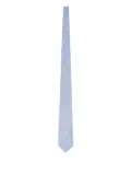 Gucci GG pattern tie - Blue