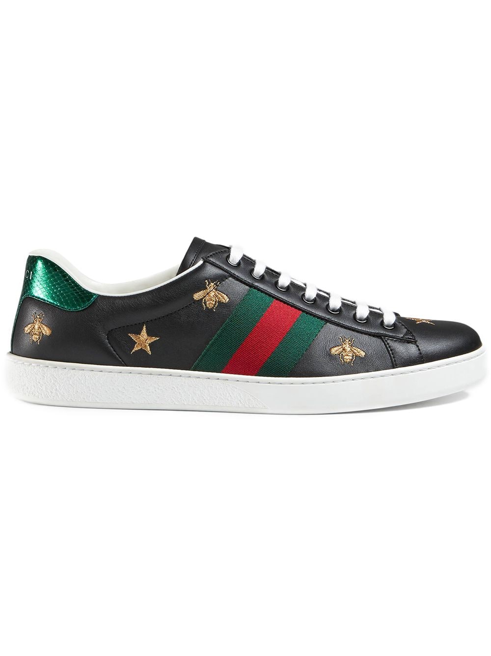 gucci embroidered sneaker