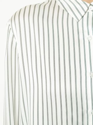 Silk Cuff Shirt Fine Stripe展示图