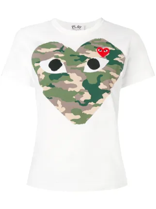 Comme Des Garçons Play ハートロゴ Tシャツ 通販 - FARFETCH