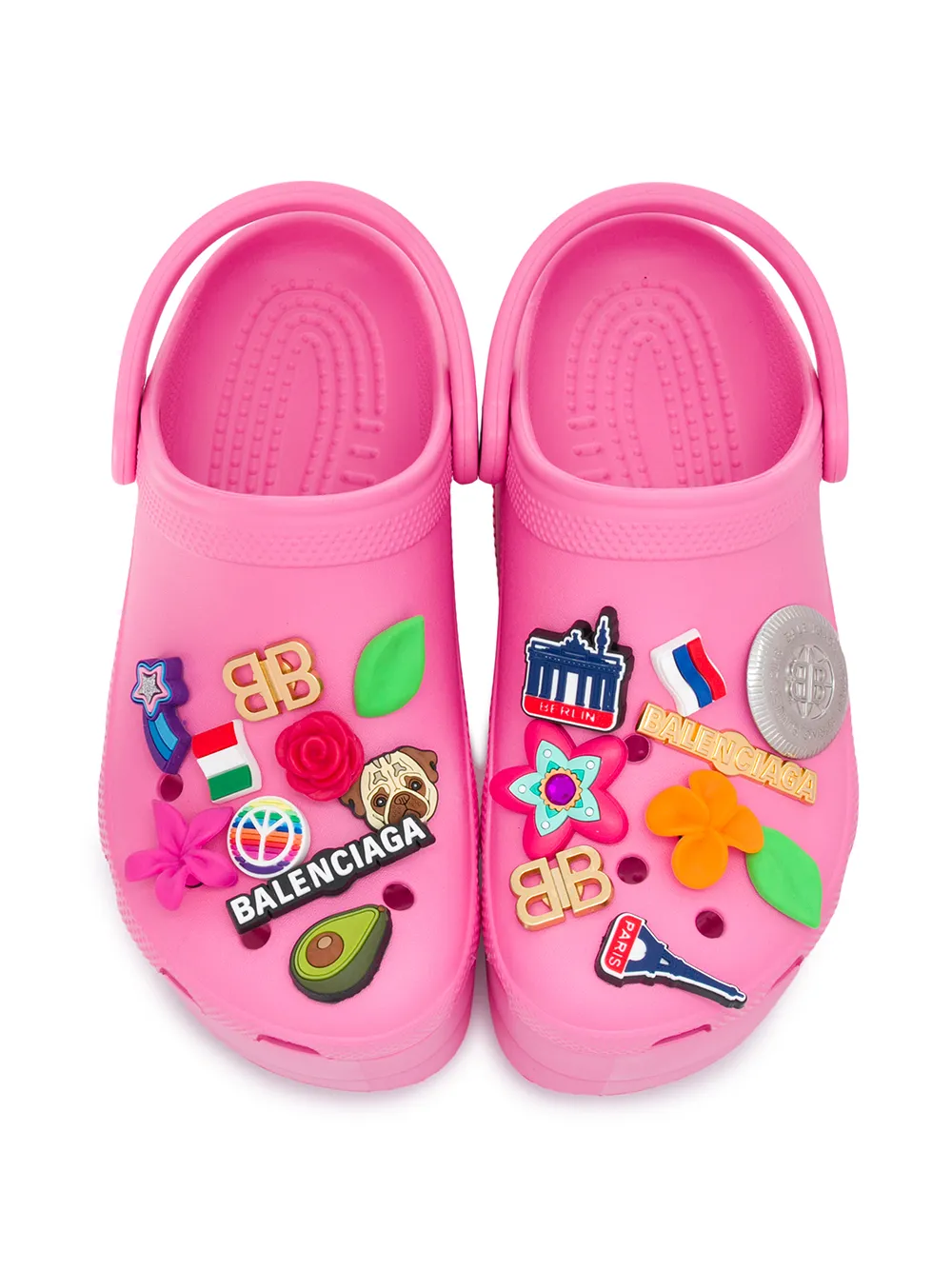 Balenciaga Foam platform sandals Pink