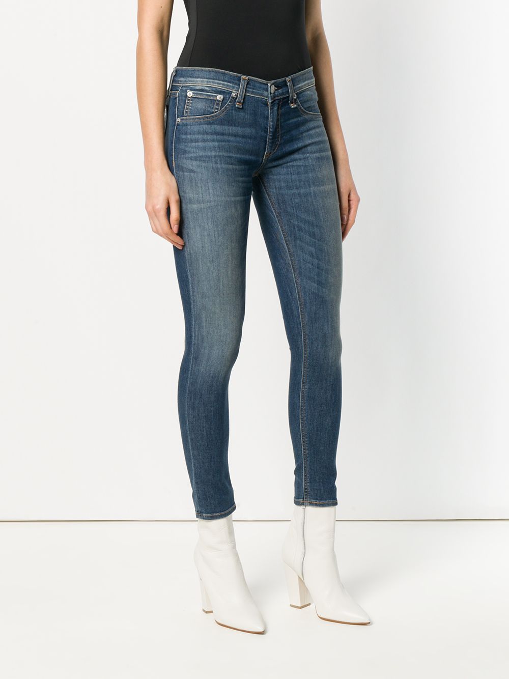 фото Rag & Bone облегающие джинсы с низкой посадкой