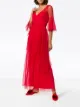 STAUD Stella tulle detail evening dress
