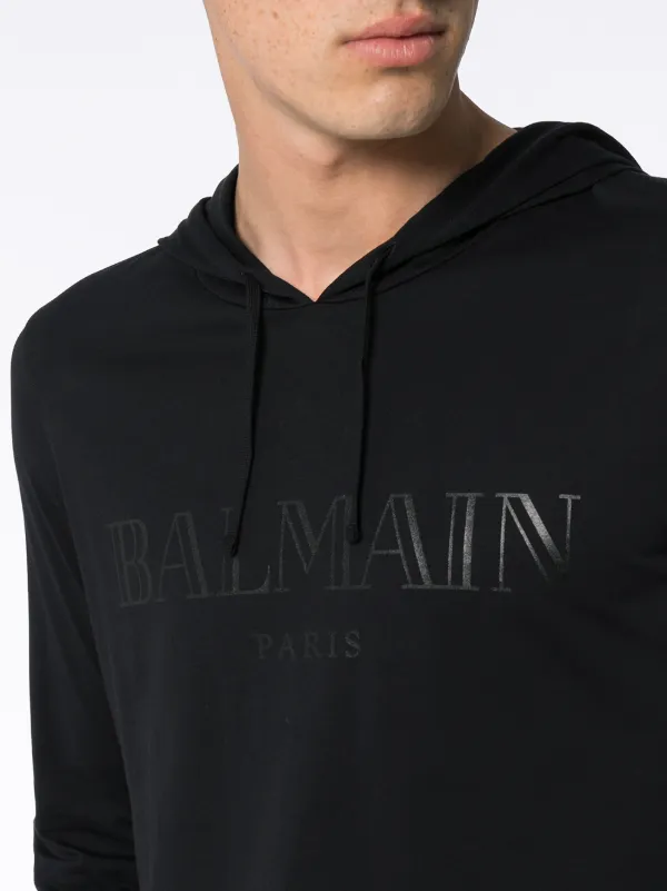 balmain lightweight hoodie