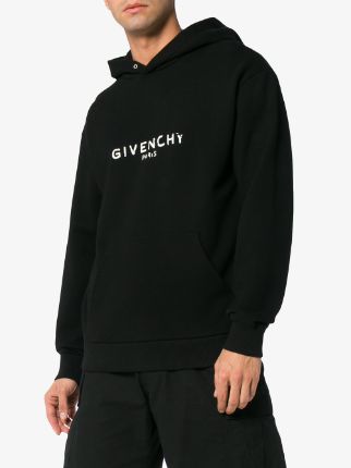 givenchy blurred logo hoodie