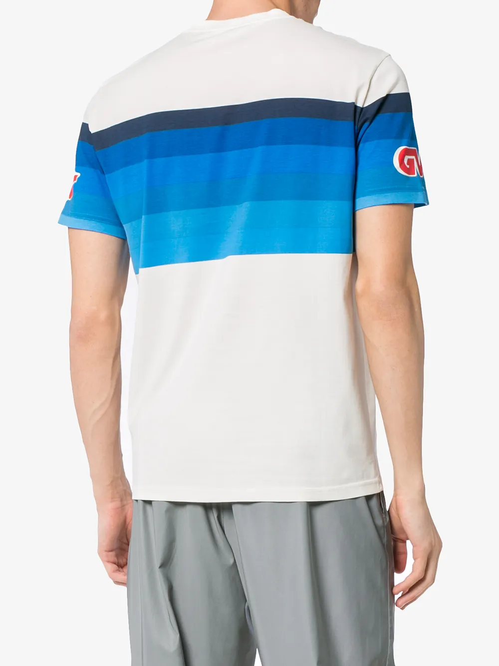 Givenchy motorcross logo print t-shirt Wit