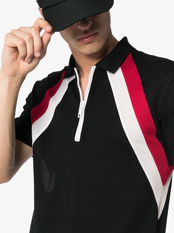 givenchy zip up polo