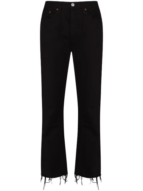 RE/DONE Calça jeans cintura alta