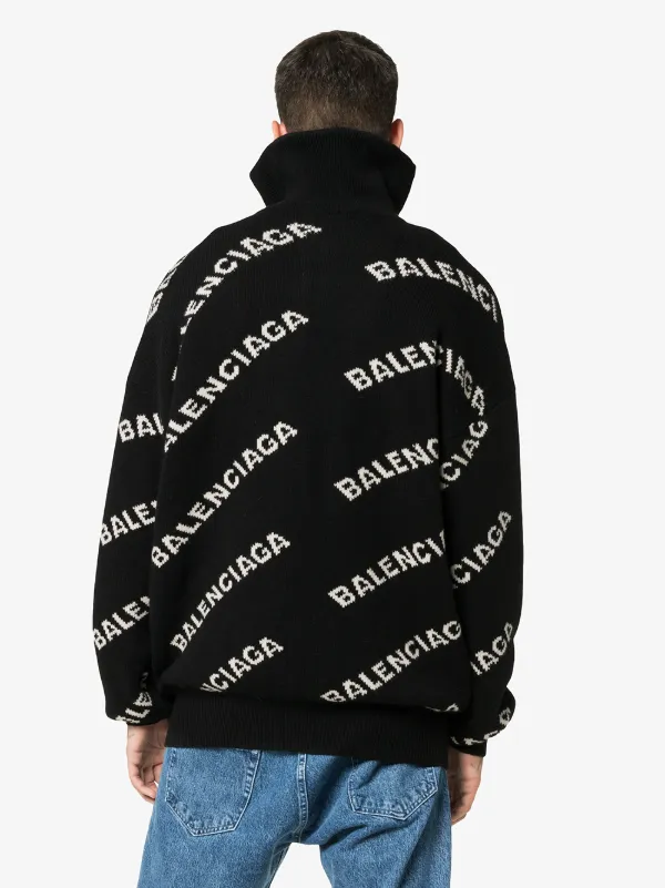 schwarzer balenciaga pullover