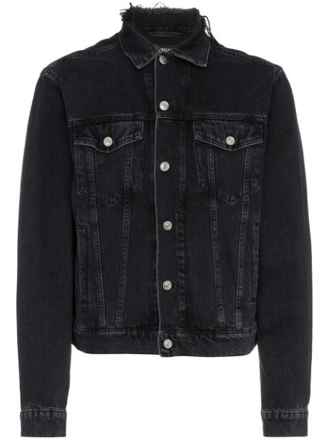 balenciaga political denim jacket