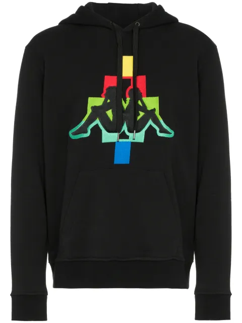 COUNTY OF MILAN Kappa logo-embroidered hoodie