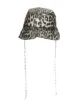 GANNI Leopard print bucket hat