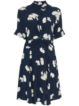 Chemise floral com cinto