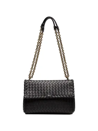 bottega veneta intrecciato nappa shoulder bolsa