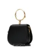 Chloé black Nile medium leather bracelet bag