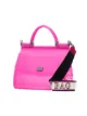 Dolce & Gabbana pink Sicily transparent PVC shoulder bag