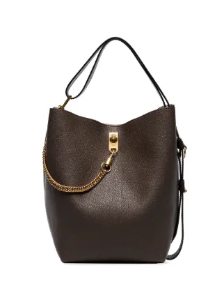 Givenchy Brown Gv3 Grained Leather Bucket Bag Farfetch Givenchy Brown Gv3 Grained Leather Bucket Bag