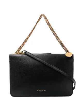 Givenchy Black Cross 3 Leather Shoulder Bag Farfetch Givenchy Black Cross 3 Leather Shoulder Bag