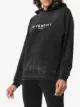 Givenchy logo printed distressed hoodie