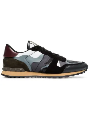 valentino camo trainers