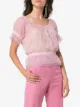 STAUD sweeny tulle top