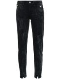 Givenchy panel detail split hem jeans - Black